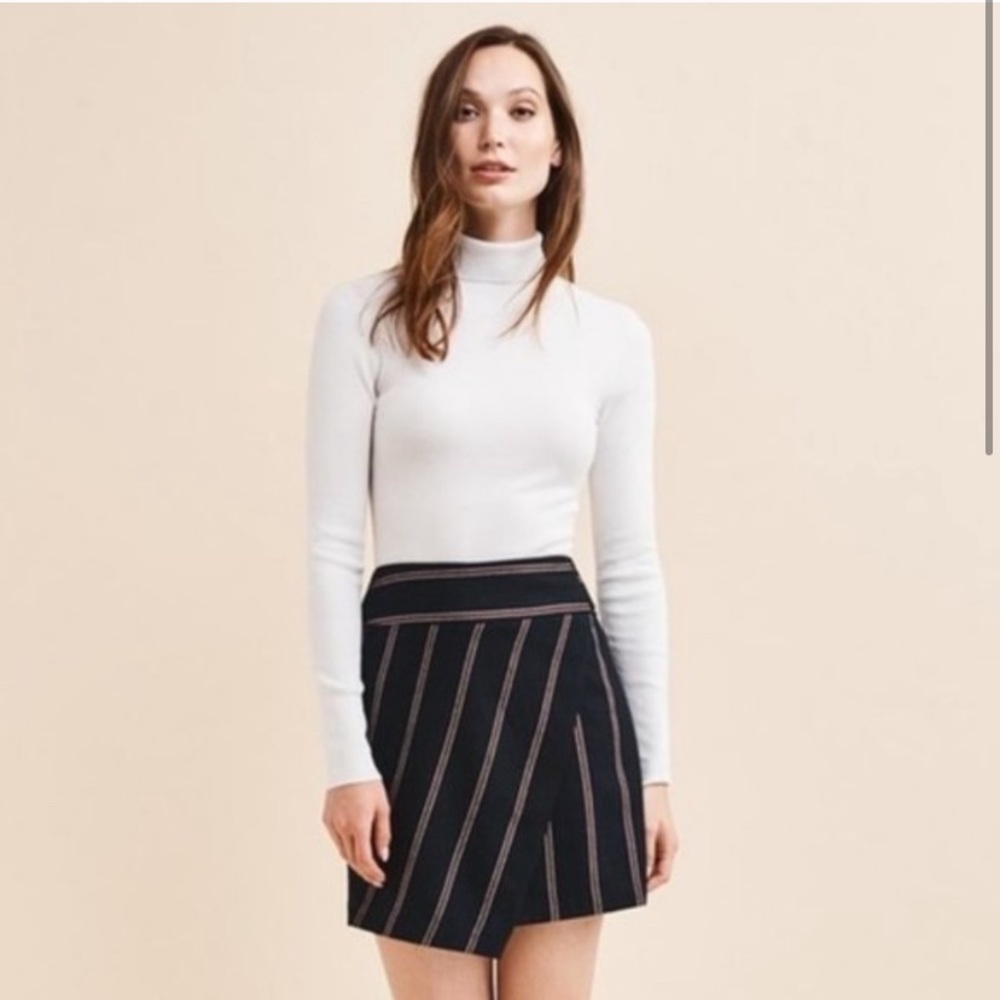Dynamite Striped Mini Skirt